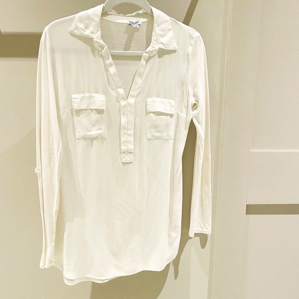 White Long Sleeve Top